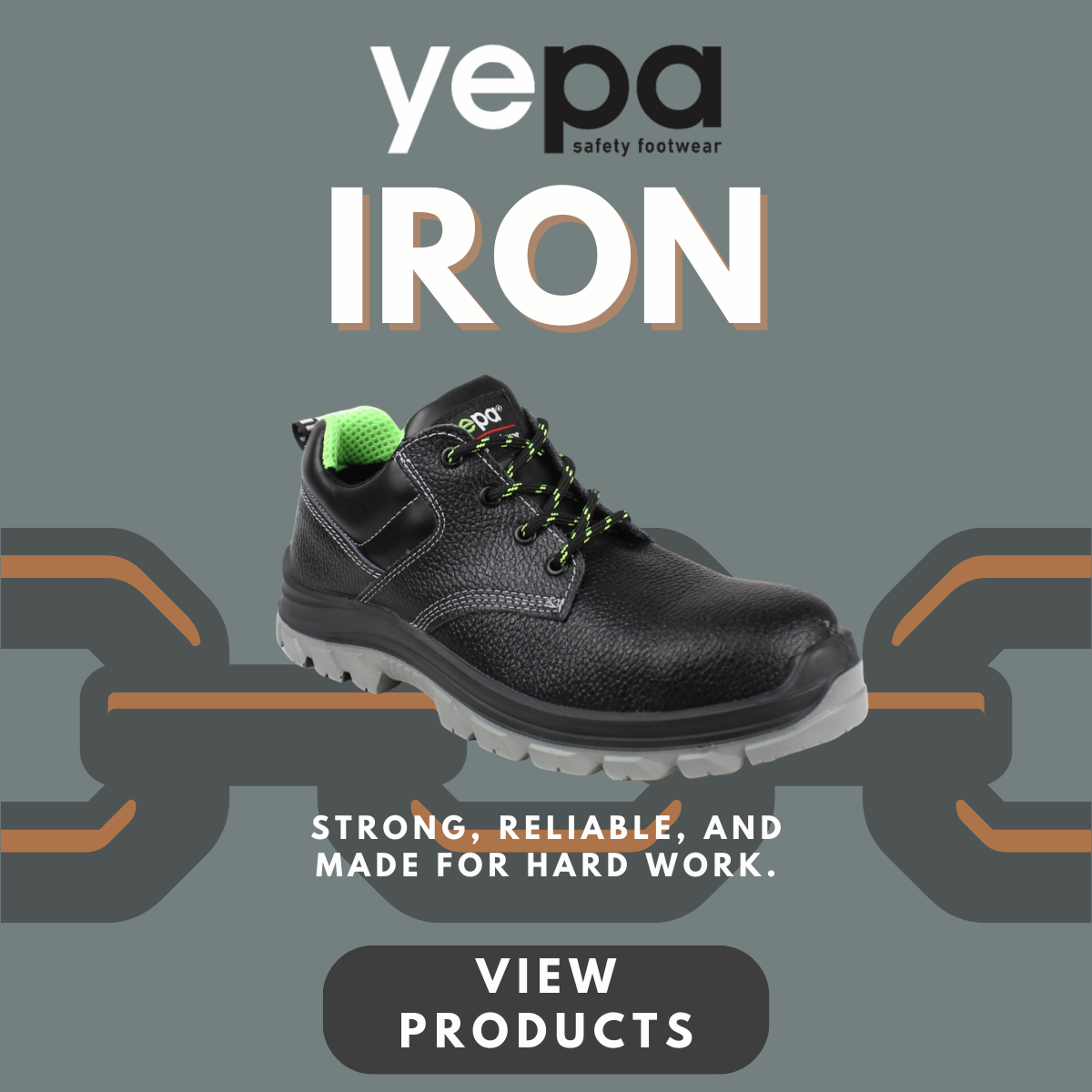 Yepa Iron safety footwear for heavy-duty use